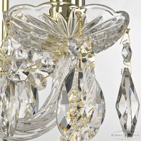 Подвесная люстра Bohemia Ivele Crystal 101/5/141 G, декоративные элементы крупным планом
