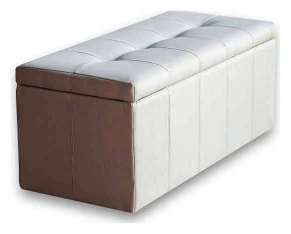 Банкетка-сундук Лонг светло-бежевая DRB_396857