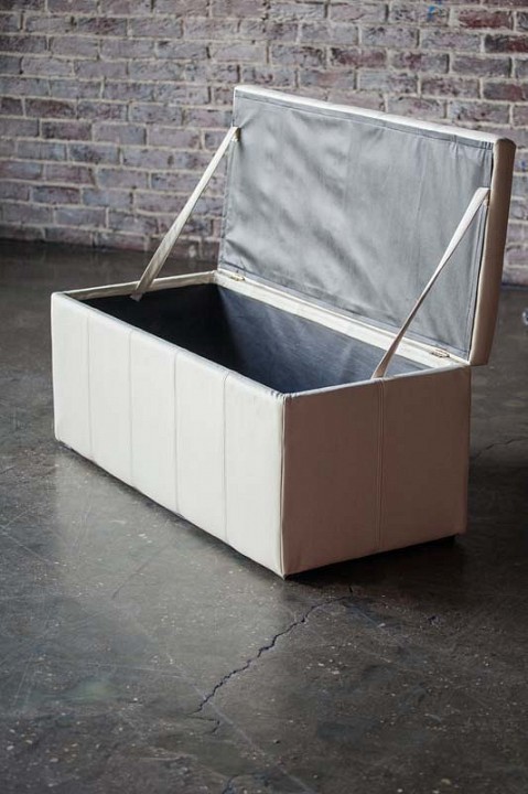 Банкетка-сундук Лонг светло-бежевая DRB_396857