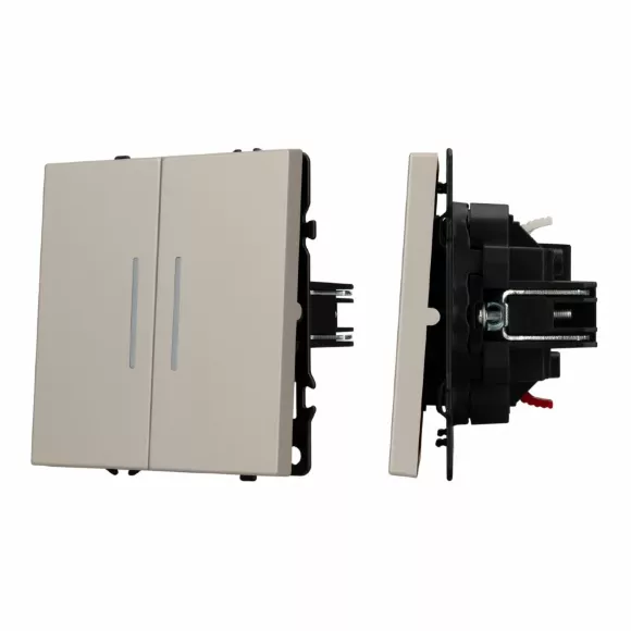 Выключатель 2 кл подсветка софт-тач кашемир Arlight SWT-MK02-SFPL-L-CA (250V, 10A) 059417(1) Выключатель 2 кл подсветка софт-тач кашемир Arlight SWT-MK02-SFPL-L-CA (250V, 10A) 059417(1)