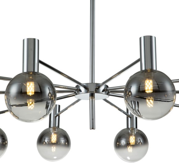 Люстра на штанге Indigo Collana 13015/10R Chrome V000225