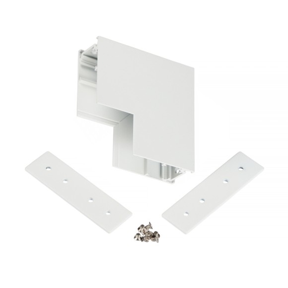 Коннектор угловой для магнитного шинопровода Myfar Accessories for MagLine 23 MT0201-CLW-W