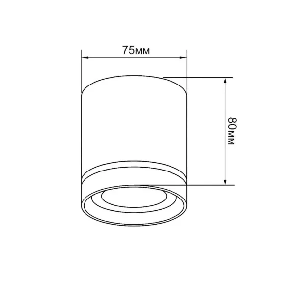 Накладной светильник Wertmark Altair WTA.O08.007.30.07