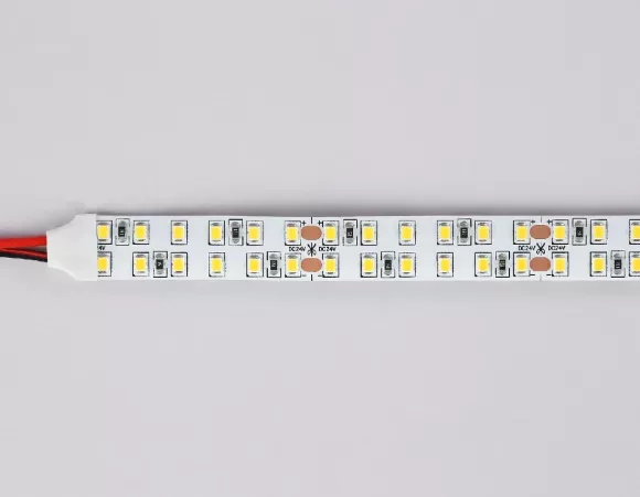 Светодиодная лента двухрядная Ambrella Light LED Strip 24В 2835 24Вт/м 3000K 5м IP20 GS3701