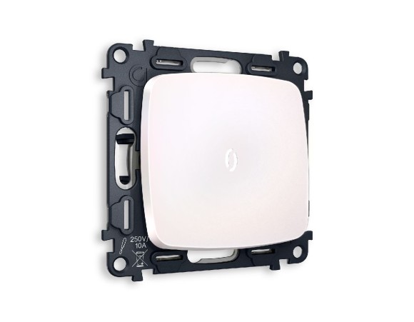 Комплект механизма 1-кл выключателя с подсветкой Ambrella Volt Omega MO202015