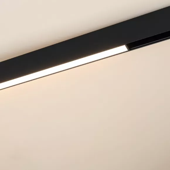 Трековый магнитный светильник ArlightMAG-ORIENT-FLAT-L235-8W Day4000 (BK, 100 deg, 48V) (IP20 Металл) 033608(1)