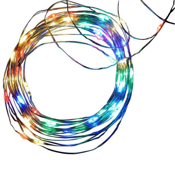 Светодиодная гирлянда (UL-00005266) Uniel Роса разноцветный ULD-S0500-050/SCB/2AA Multi IP20 Dew