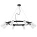 Подвесная люстра Lightstar Rullo (571018+214436-8+202431-8) LR0183681