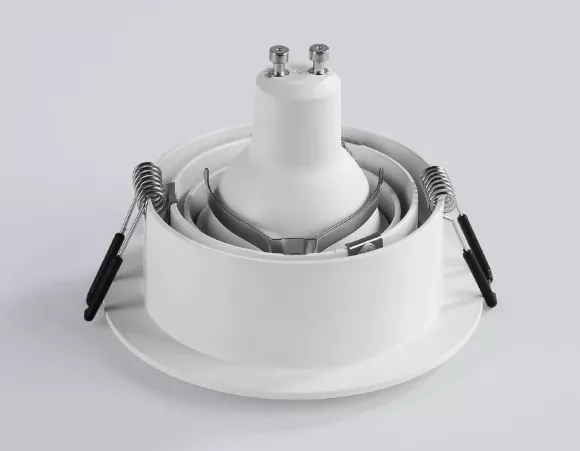 Встраиваемый светильник Ambrella Light Techno Spot Standard Tech TN102755, Белый, Металл, Современный стиль, вид сверху Встраиваемый светильник Ambrella Light Techno Spot Standard Tech TN102755, Белый, Металл, Современный стиль, вид сверху