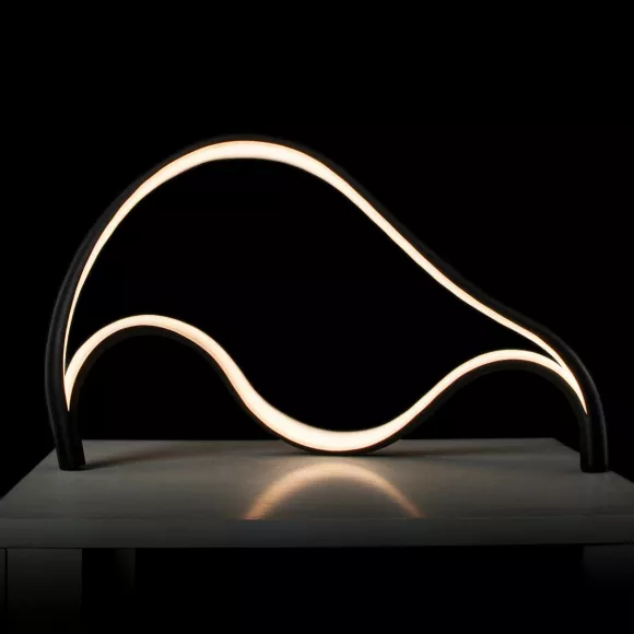 Настольная лампа Arte Lamp Hyperbola A1987LT-12BK, Черный, Белый, Теплый белый
