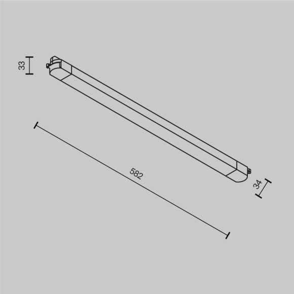 Трековый однофазный светильник Maytoni Technical Basis TR000-1-24W3K-W_1