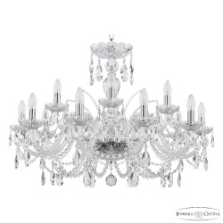 Подвесная люстра Bohemia Ivele Crystal 105/10+5/300 Ni