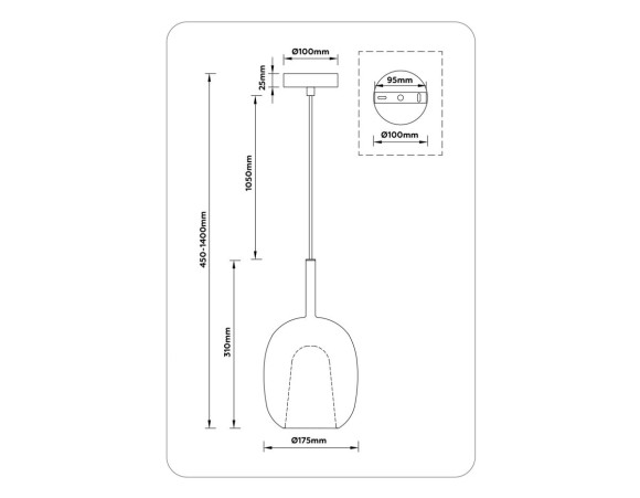 Подвесной светильник Ambrella Light High Light Modern LH11123