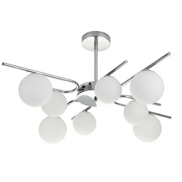 Люстра на штанге Escada Sphere 642/8P Silver