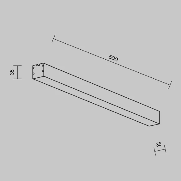 Линейный светильник Maytoni Technical LL311002 Линейный светильник Maytoni Technical LL311002