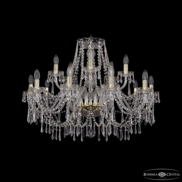 Подвесная люстра Bohemia Ivele Crystal 1403/10+5/300 G