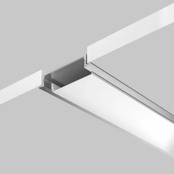 Профиль встраиваемый с накладным фланцем Maytoni Led Strip ALM-3006-S-2M 632018, Серебро Профиль встраиваемый с накладным фланцем Maytoni Led Strip ALM-3006-S-2M 632018, Серебро