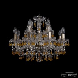 Подвесная люстра Bohemia Ivele Crystal 1410/8+4/195 Pa V1003