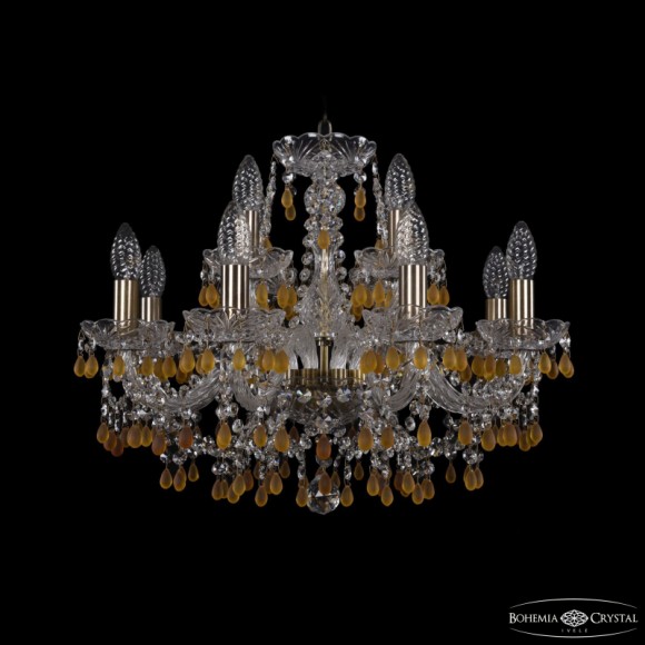 Подвесная люстра Bohemia Ivele Crystal 1410/8+4/195 Pa V1003