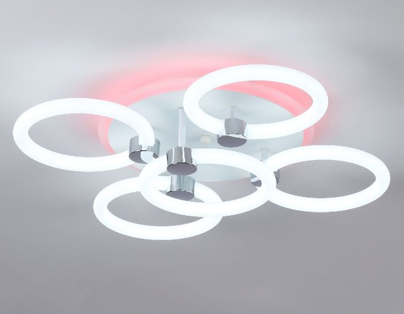Потолочная светодиодная люстра с пультом управления Ambrella Light Original FA3841
