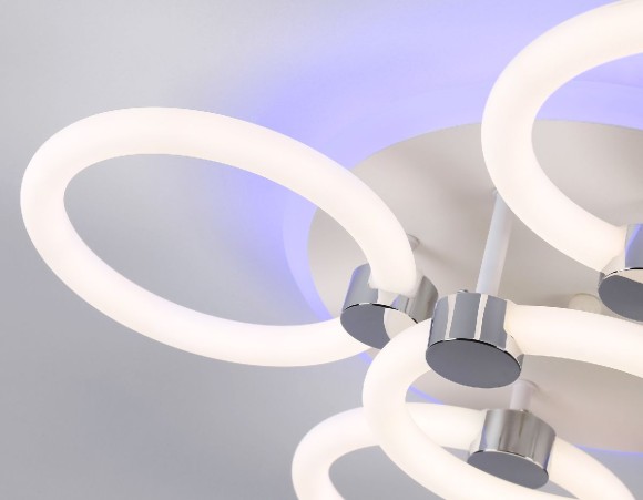 Потолочная светодиодная люстра с пультом управления Ambrella Light Original FA3841