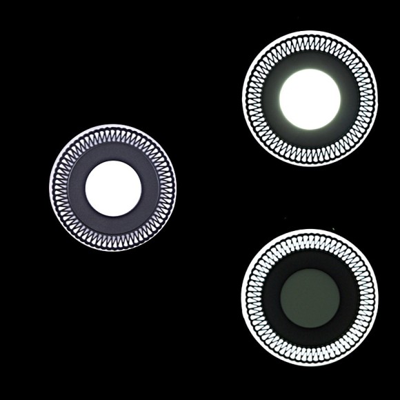 Встраиваемый светильник Reluce 63903-9.0-001RD LED3+3W BK