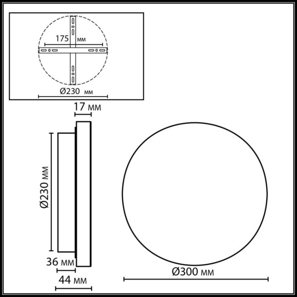 Настенный светильник Odeon Light Ecodesign Cork 7073/15WL