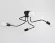 Потолочная люстра Ambrella Light Traditional TR8022, Лофт, Черный