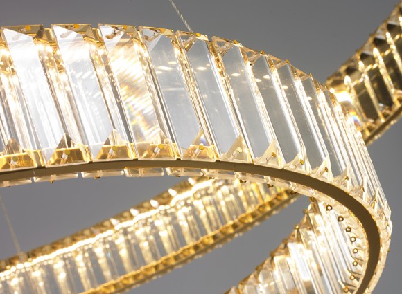 Подвесная светодиодная люстра Delight Collection 10920 10920P/D600 gold