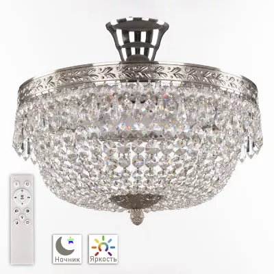 Потолочный светильник Bohemia Ivele Crystal 19011/35IV/LED-DIM Ni