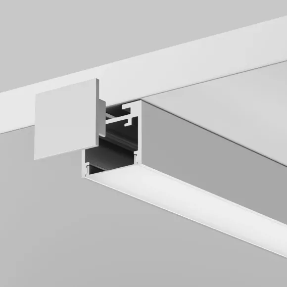 Алюминиевый профиль накладной-подвесной 25x22 Maytoni Led Strip ALM-2522-S-2M 633012, Серебро Алюминиевый профиль накладной-подвесной 25x22 Maytoni Led Strip ALM-2522-S-2M 633012, Серебро