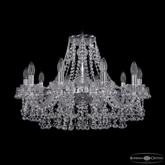 Подвесная люстра Bohemia Ivele Crystal 1409/10/240 Ni