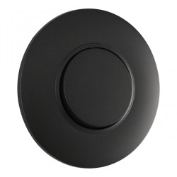 Выключатель круглый одноклавишный с рамкой Arte Milano SET08-1-30-1 black