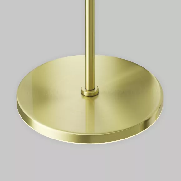Подвесной светильник Maytoni Plato P076PL-L12W3K-BS, Латунь, Белый, Теплый белый, крупный план основания Подвесной светильник Maytoni Plato P076PL-L12W3K-BS, Латунь, Белый, Теплый белый, крупный план основания