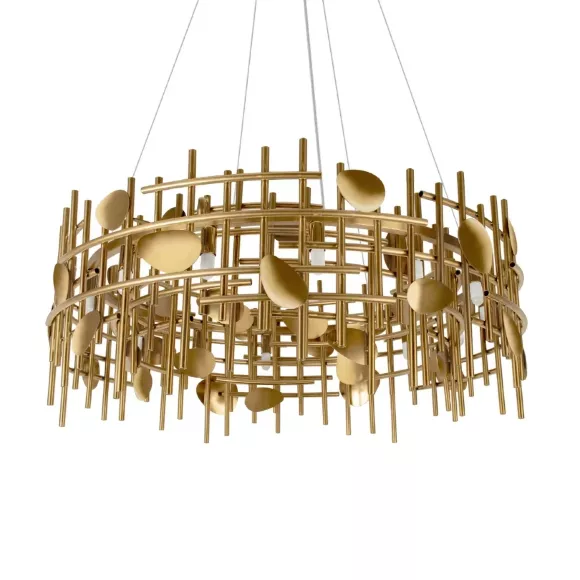 Подвесная люстра Loft IT Escama 10396/800C, Золото, Металл, Дизайнерский стиль
