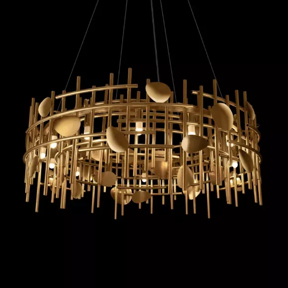 Подвесная люстра Loft IT Escama 10396/800C, декоративные элементы крупным планом