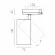 Трековый трехфазный светильник Quattro LED 15G с адаптером Lightstar Alta Base A5247QT15G