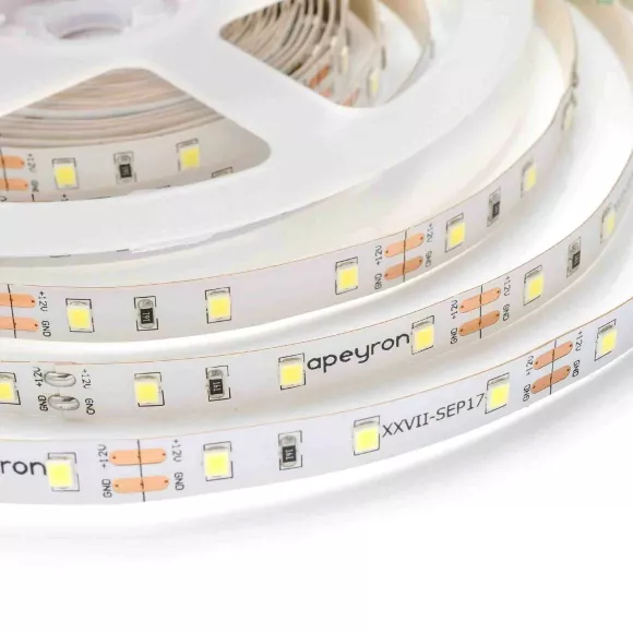 Светодиодная лента Apeyron 12В СТ 4,8Вт/м smd3528, 60д/м IP20 280Лм/м 5м 6500К 00-02 Светодиодная лента Apeyron 12В СТ 4,8Вт/м smd3528, 60д/м IP20 280Лм/м 5м 6500К 00-02