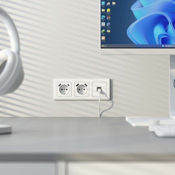 Розетка Ethernet RJ-45 cat. 6A экранированная Werkel W5120001 4690389213489 a069684