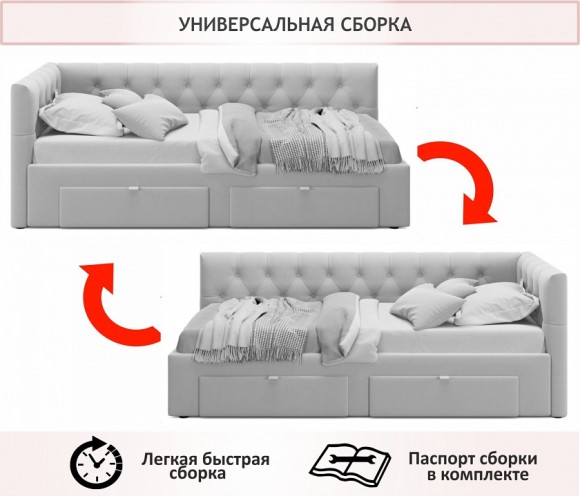 Кровать полутораспальная Afelia 2000x1200 NMB_TE-00005585