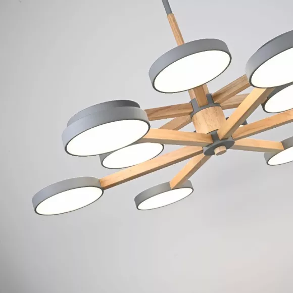 Люстра на штанге ImperiumLoft Turna Dbl 229089-26, 4000, 6000, От теплого до холодного