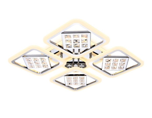 Потолочная светодиодная люстра с пультом управления Ambrella Light Ice FA288