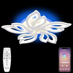 Потолочная светодиодная люстра с пультом управления Natali Kovaltseva LED Light LED LAMPS 81150