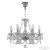 Подвесная люстра Bohemia Ivele Crystal 101/6/165 Ni