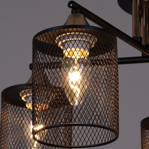 Потолочный светильник Reluce 91360-0.3-05 BK+FG