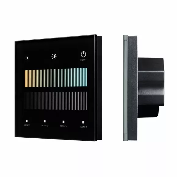 Сенсорная панель Arlight SMART-DALI-301-11-1G-4SC-MIX-IN Black (BUS/24V, Touch, 2.4G) 046550 Сенсорная панель Arlight SMART-DALI-301-11-1G-4SC-MIX-IN Black (BUS/24V, Touch, 2.4G) 046550