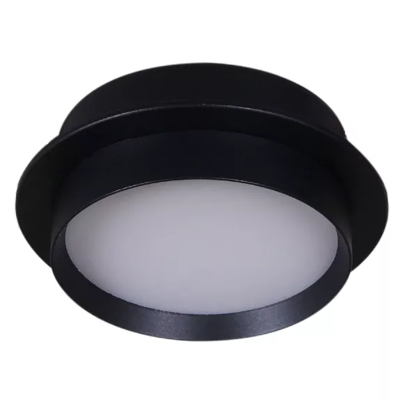 Встраиваемый светильник Reluce 53005-9.0-001RLD GX53 BK, Белый, Черный, Акрил