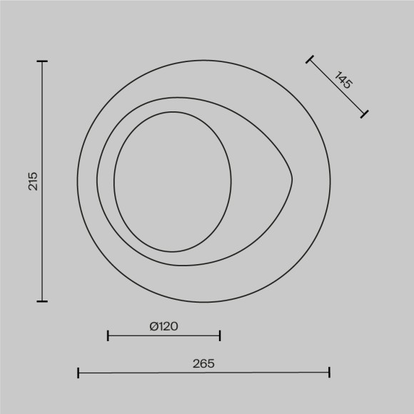 Настенный светильник Maytoni Lulua MOD435WL-01W