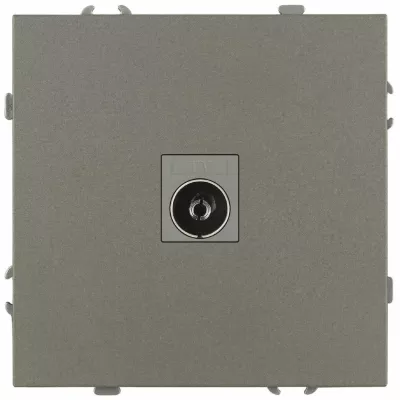 Розетка Эра Galaxy 15-3101-07 TV одиночная IP20 титан Б0070727
