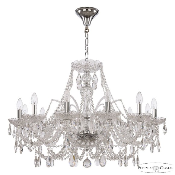 Подвесная люстра Bohemia Ivele Crystal 105/12/300 Ni